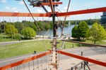 High Ropes activity set up at Bear Grylls Adventure