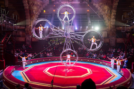 Performers at Blackpool Circus Fiesta 