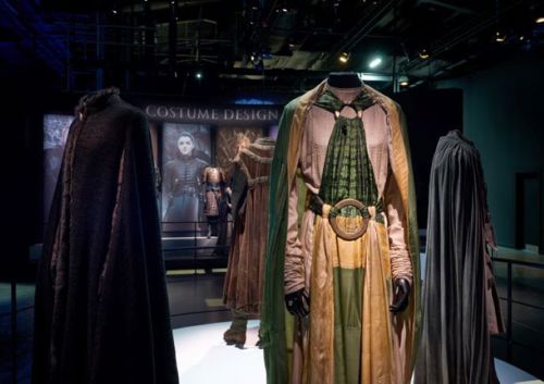 Items showing design process of Game of Thrones on display at the official studio tour 