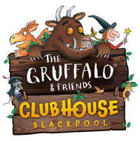 The Gruffalo and Friends Clubhouse Blackpool logo