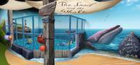 The snail and whale seaside play area at the Gruffalo and Friends Clubhouse Blackpool