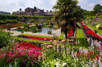 Day time view of the gardens at Kensington Palace