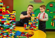Toddlers playing at Legoland Birmingham 