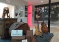 Guitars that belonged to the Beatles on display in the Liverpool Beatles Museum