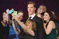 Madame Tussauds London Group picture with Benedict Cumberbatch