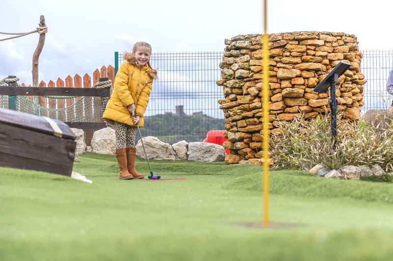 SEA LIFE Scarborough crazy golf perfect for families 