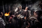 Crowd enjoying Torture Chamber show at Edinburgh Dungeon