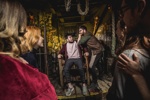 Audience enjoying Torture Chamber show at Edinburgh Dungeon