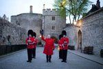 Yeoman Warders working outside of Tower of London
