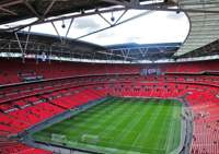 Inside of Wembley stadium